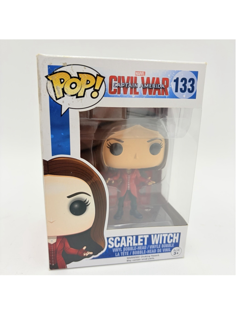 Funko Pop! Scarlet Witch 133 Marvel Captain America Civil Vinyl New In Box